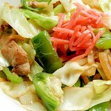 ＋生姜千切り❤豚肉＆野菜の炒め物♪（焼肉のタレ）